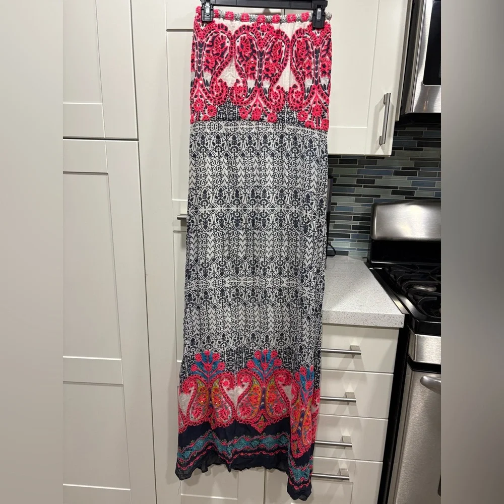 Calypso St. Barth strapless maxi sequin dress - Picture 9 of 10